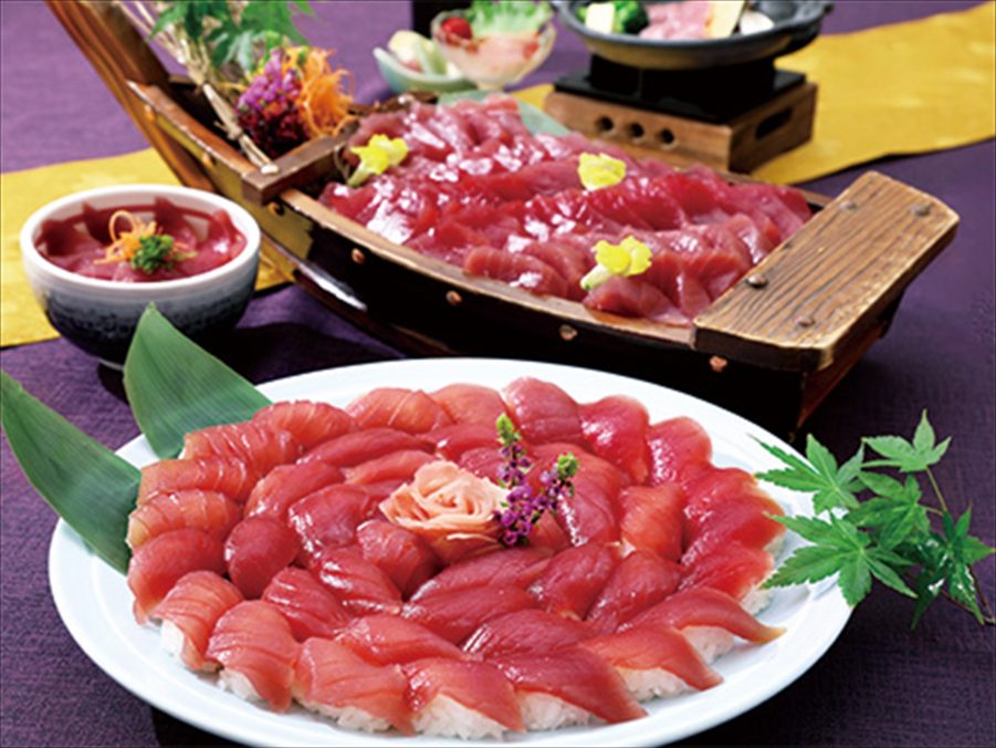 南高梅の梅干しづくり体験とマグロ三昧食べ放題