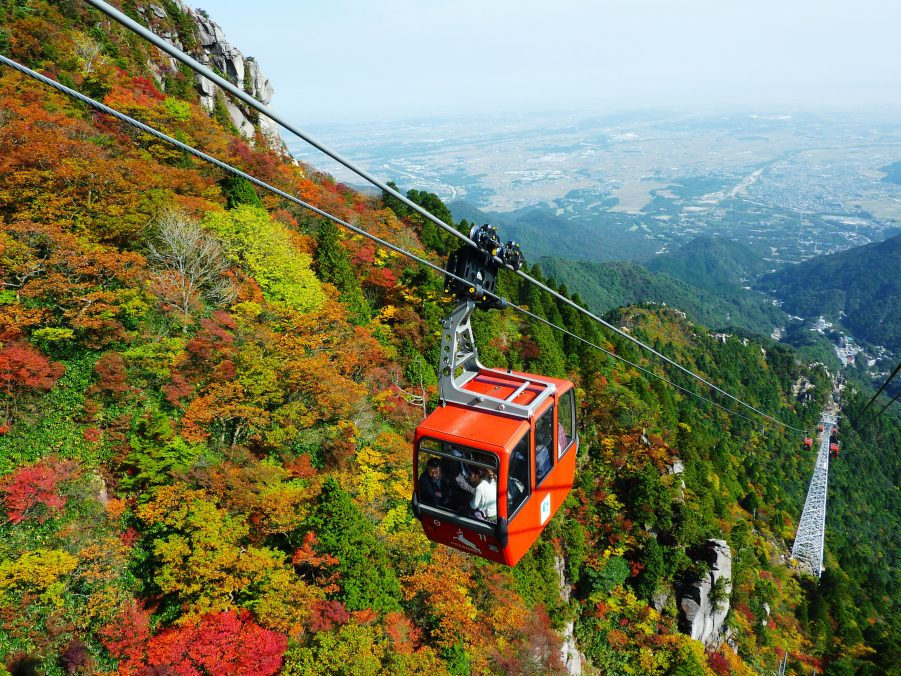 紅葉の御在所岳とススキの曽爾高原